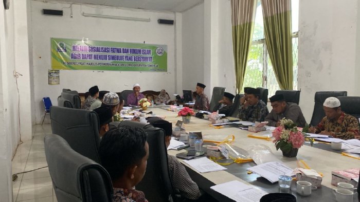 Sosialisasi Fatwa dan Hukum Islam Majelis Permusyawaratan Ulama (MPU) Kabupaten Simeulue Tahun 2024